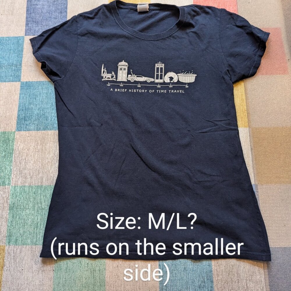 Novelty T-Shirt, Doctor Who, Sci-Fi, L